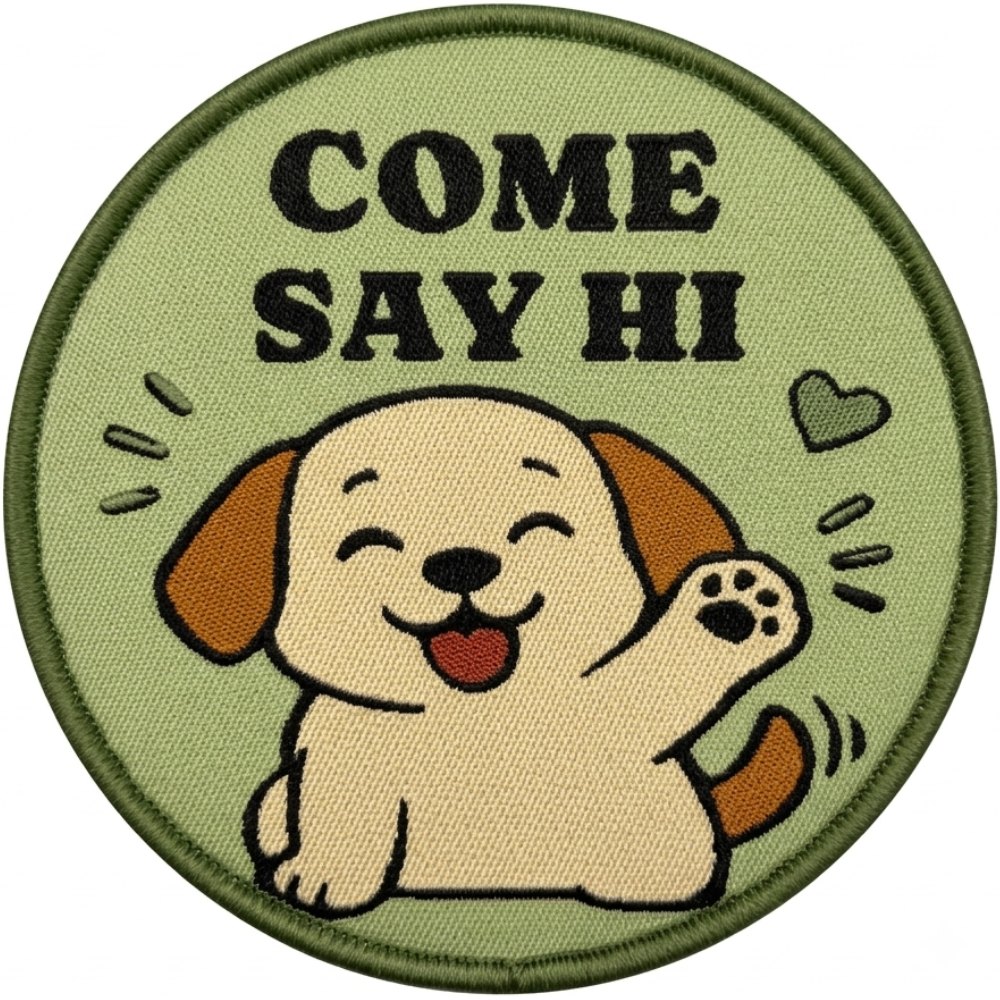 Come Say Hi patch